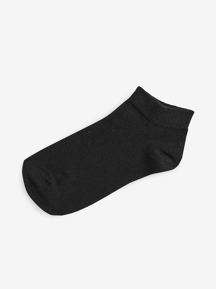Schwarz - Sneakersocken mit hohem Baumwollanteil im 7er-Pack - Bild 1 von 1 Schwarz - Sneakersocken mit hohem Baumwollanteil im 7er-Pack - Bild 1 von 1