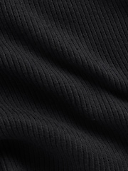 Gap Black Off-Shoulder Rib Top (4-13yrs) - Image 4 of 4