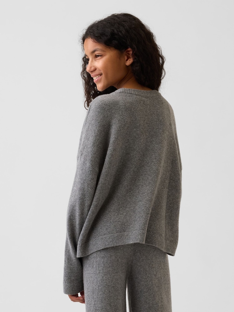 Grå - Gap CashSoft Oversized Jumper (4-13år) - Bild 2 av 4