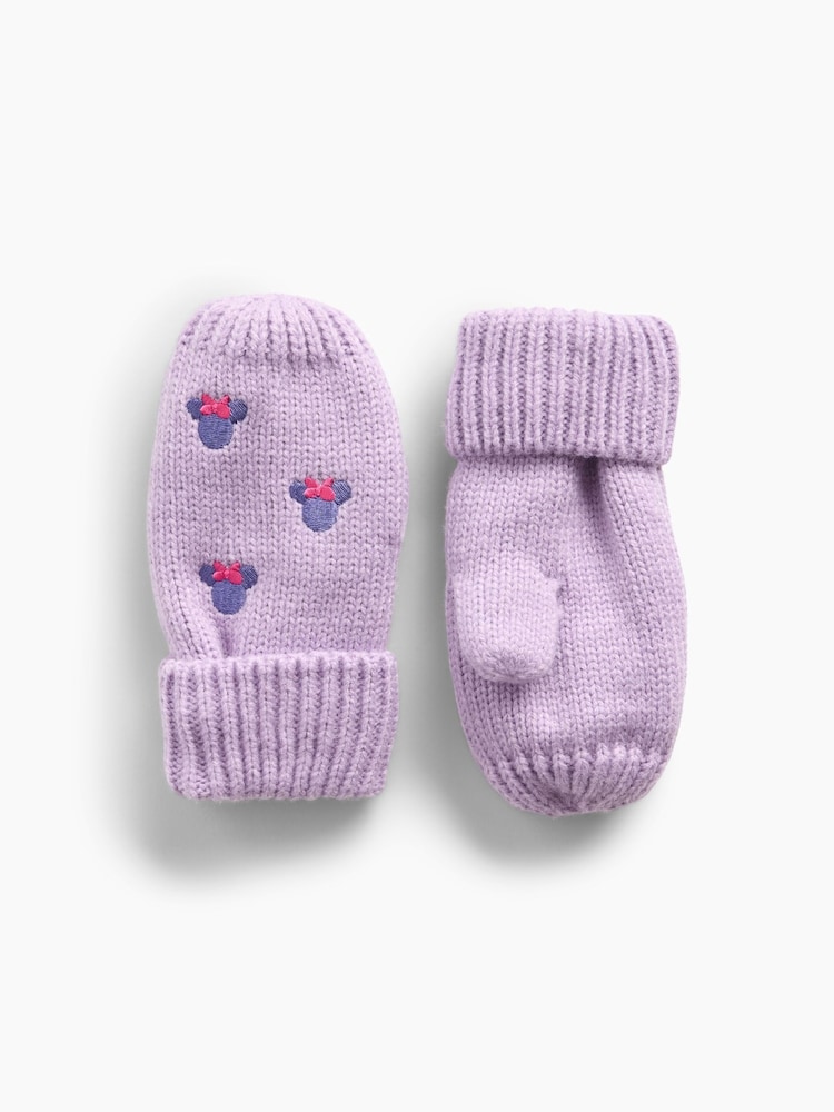Gap Purple Disney Minnie Mouse Mittens - Image 1 of 1 Gap Purple Disney Minnie Mouse Mittens - Image 1 of 1