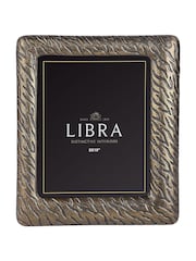 Libra Interiors Antique Brass Gold Kavari Tiger Photo Frame 8x10 - Image 3 of 7