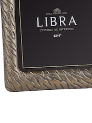 Libra Interiors Antique Brass Gold Kavari Tiger Photo Frame 8x10 - Image 6 of 7