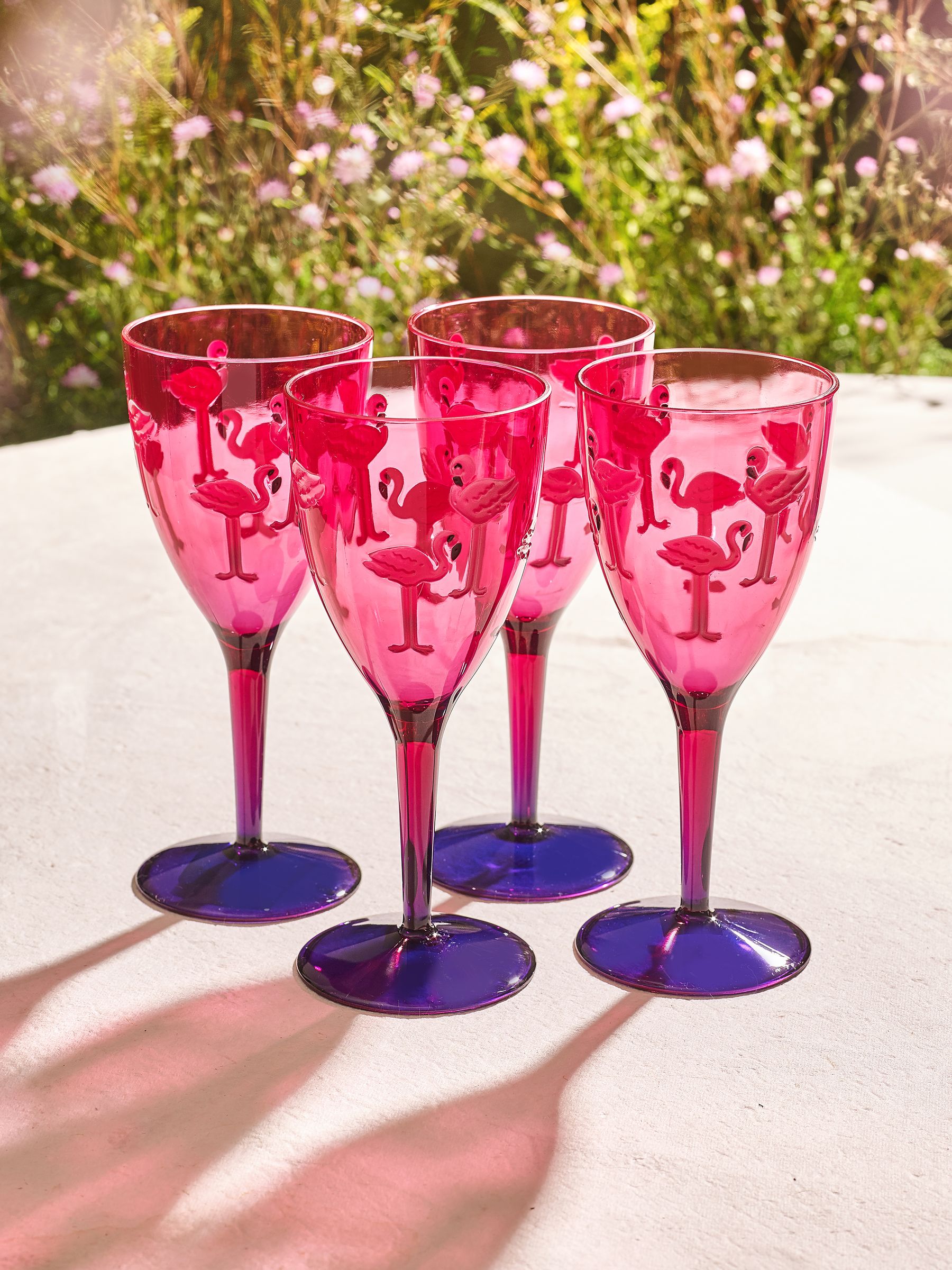 Flamingo wine glass hotsell