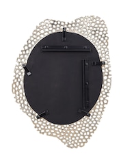 Libra Interiors Gold Miel Cast Aluminium Mirror Medium - Image 4 of 7