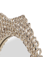 Libra Interiors Gold Miel Cast Aluminium Mirror Medium - Image 5 of 7