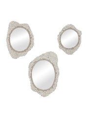 Libra Interiors Gold Miel Cast Aluminium Mirror Medium - Image 7 of 7