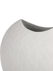 Libra Interiors White Samui White Stonewash Moon Vase - Image 6 of 7