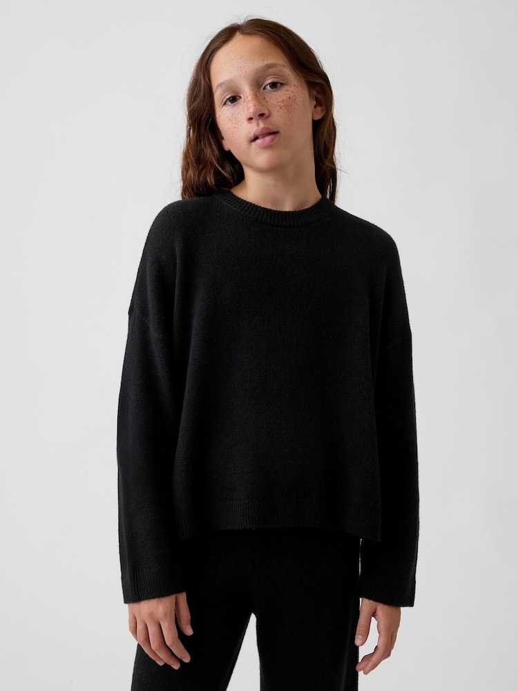 Svart - Gap CashSoft Oversized Jumper (4-13år) - Bild 1 av 5