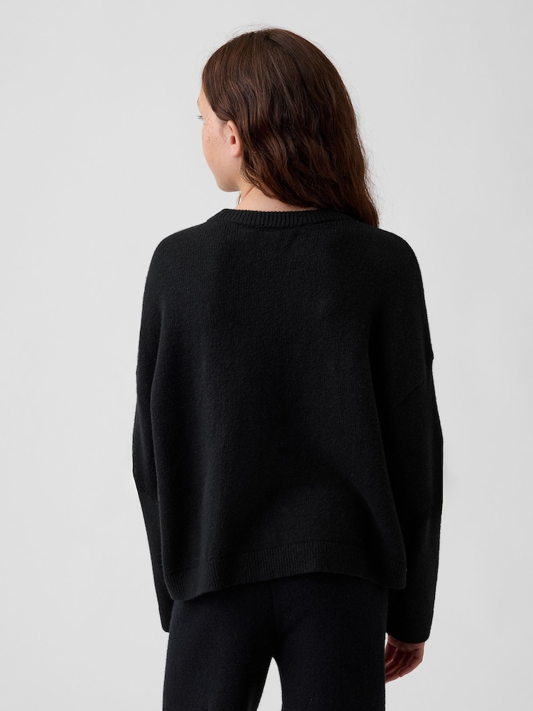 Svart - Gap CashSoft Oversized Jumper (4-13år) - Bild 2 av 5