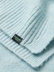 Blau - Superdry Oversize-Pullover mit V-Ausschnitt - Bild 5 von 5