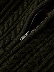 Superdry Green Vintage Jacob Henley Jumper - Image 5 of 6