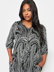 Yours Curve Black Maxi Dress - Image 4 of 4