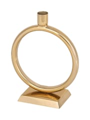Libra Interiors Gold Luca Ring Candlestick - Image 3 of 5