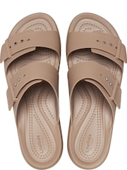 Crocs Brown Brooklyn Buckle Sandals - Image 4 of 5