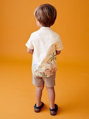 Neutral Short Sleeve Printed Shirt (3mths-7yrs) - Image 1 of 5