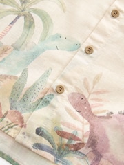 Neutral Short Sleeve Printed Shirt (3mths-7yrs) - Image 5 of 5