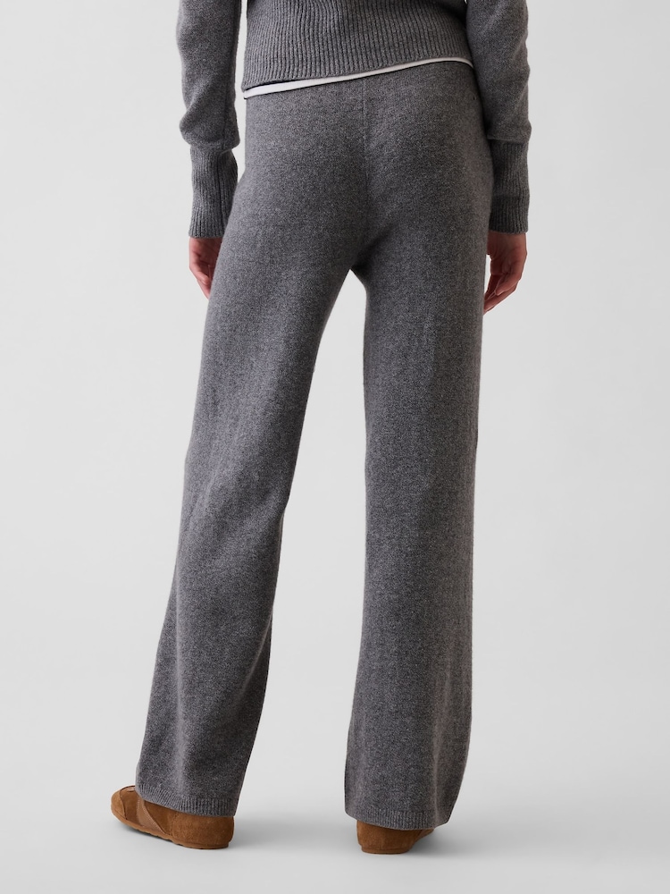 Grå - Gap CashSoft Wide-Leg Knitted Trousers (4-13yrs) - Bild 2 av 5