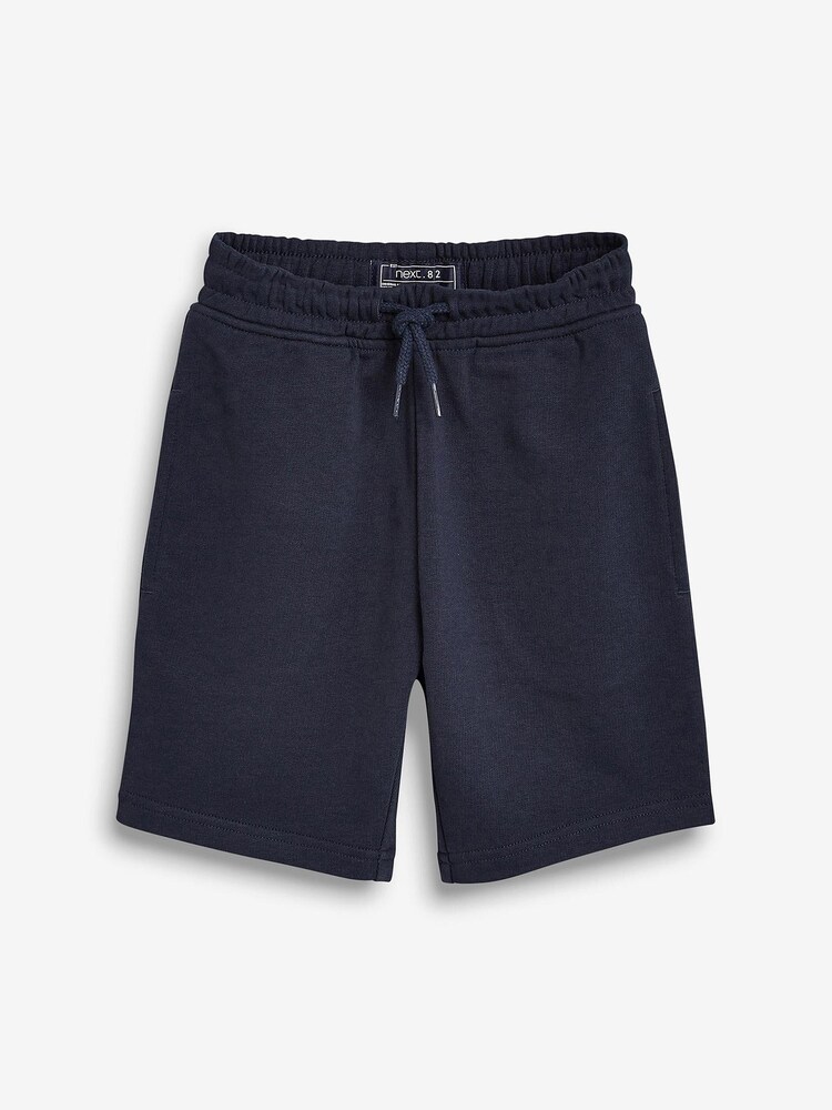 Navy Blue 1 Pack Basic Jersey Shorts (3-16yrs) - Image 2 of 3 Navy Blue 1 Pack Basic Jersey Shorts (3-16yrs) - Image 2 of 3