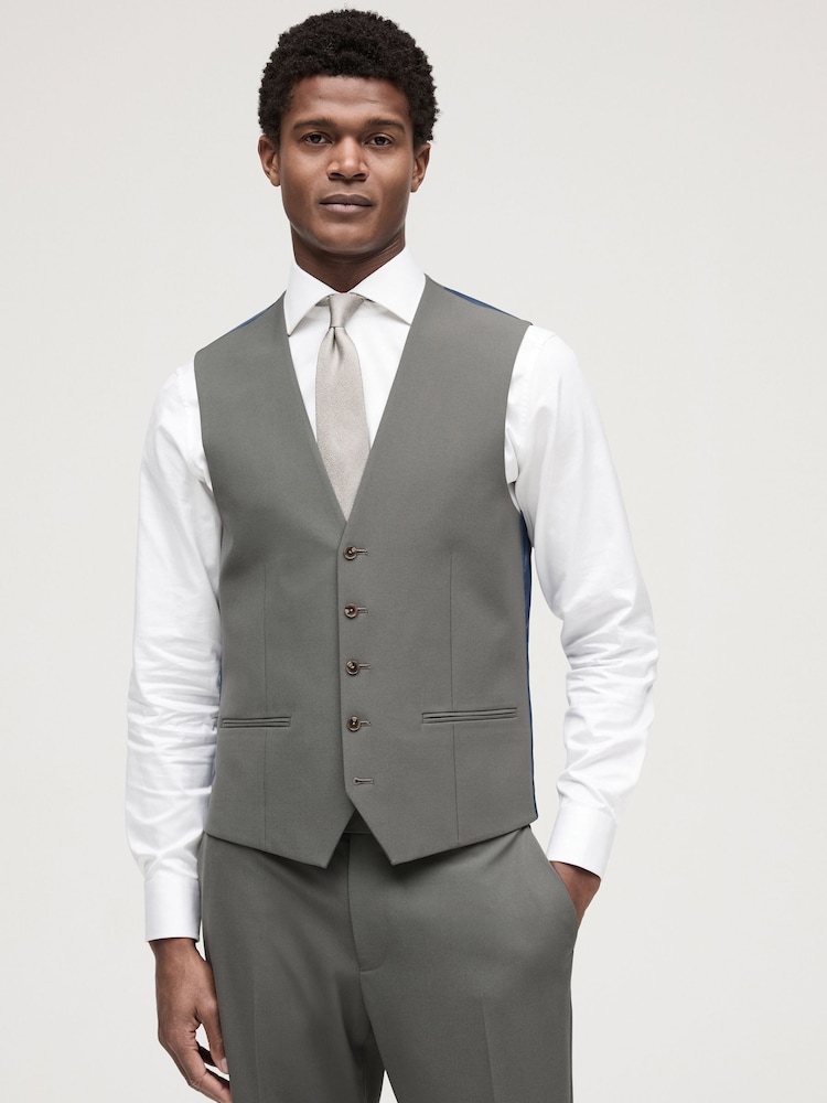 Green Regular Fit Motionflex Stretch Waistcoat - Image 1 of 6