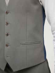 Green Regular Fit Motionflex Stretch Waistcoat - Image 3 of 6