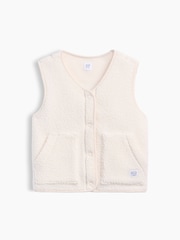 Krem - Gap Sherpa Gilet (4-13yrs) - Bilde 4 av 6
