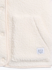 Krem - Gap Sherpa Gilet (4-13yrs) - Bilde 6 av 6