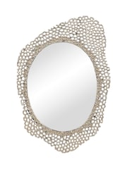 Libra Interiors Gold Miel Cast Aluminium Large Mirror - Image 2 of 7