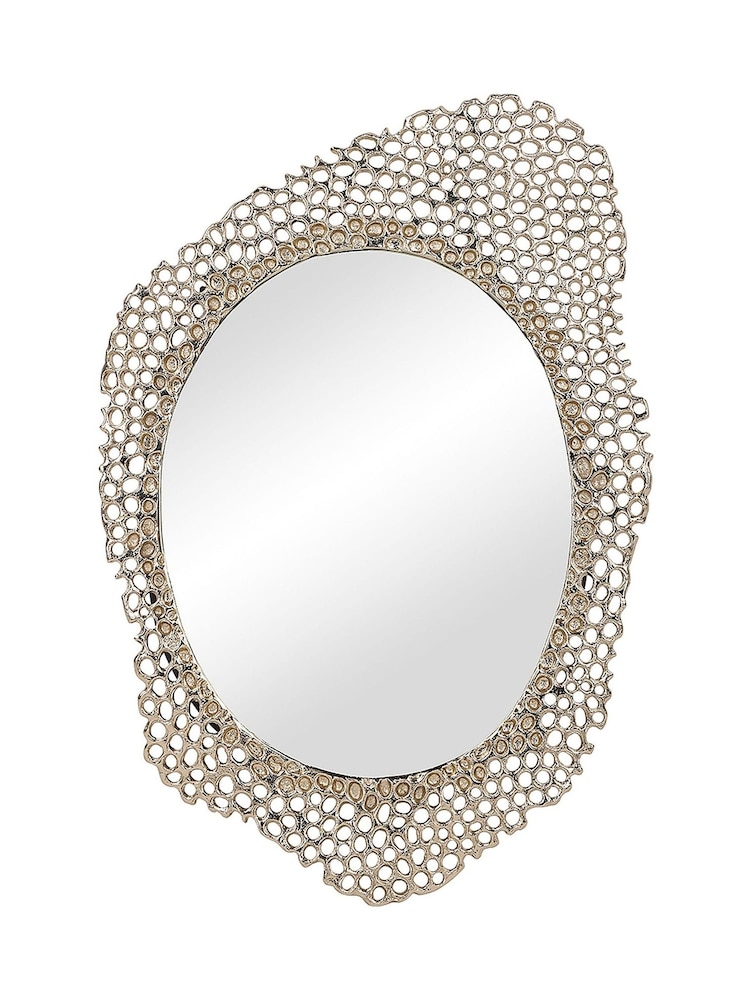Libra Interiors Gold Miel Cast Aluminium Large Mirror - Image 2 of 7 Libra Interiors Gold Miel Cast Aluminium Large Mirror - Image 2 of 7