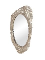Libra Interiors Gold Miel Cast Aluminium Large Mirror - Image 3 of 7