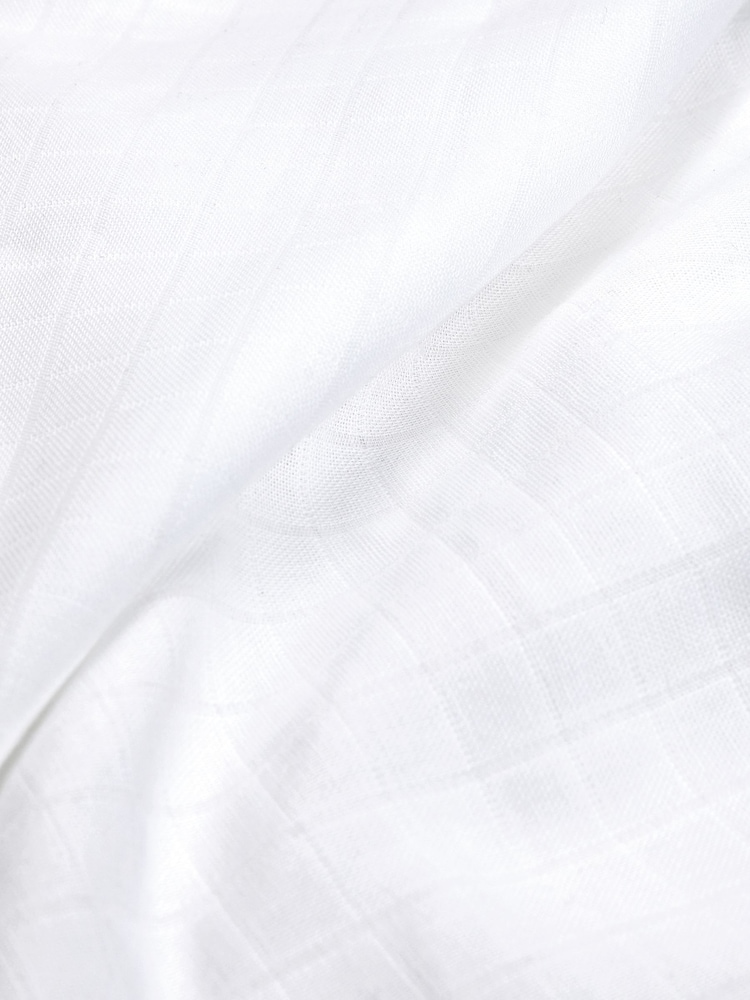 White 100% Cotton Muslin Baby Cloths 4 Pack - Image 3 of 3