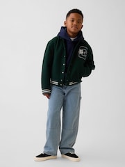 Marinen - Gap Heavyweight Relaxed Hoodie (4-13yrs) - Bilde 4 av 5