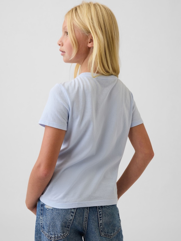 Gap Blue Graphic Short Sleeve T-Shirt (4-13yrs) - Image 2 of 4 Gap Blue Graphic Short Sleeve T-Shirt (4-13yrs) - Image 2 of 4