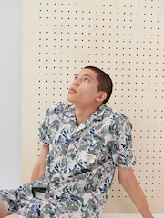 Barbour® Olive Green Hindle Printed Short Sleeve Shirt - Image 2 of 5