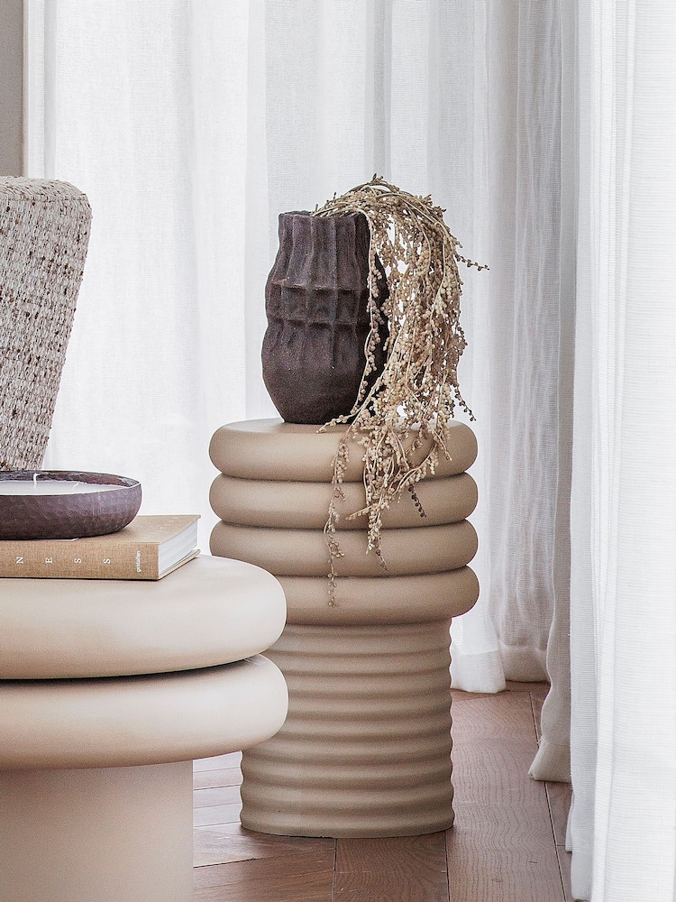 Libra Interiors Cream Palais Side Table - Image 1 of 6 Libra Interiors Cream Palais Side Table - Image 1 of 6