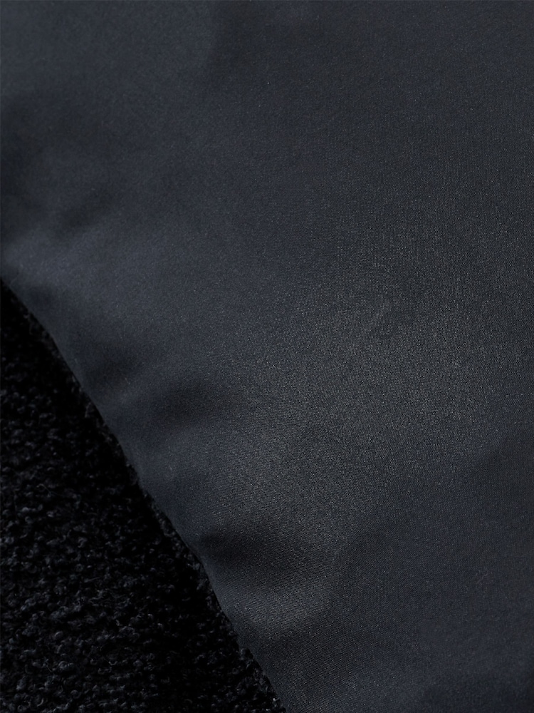 Catherine Lansfield Black Cosy Textured Soft and Warm Duvet Cover Set - Image 4 of 4