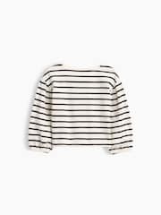 Gap White Minnie Mouse Disney Stripe Long Sleeve T-Shirt (6mths-5yrs) - Image 2 of 3