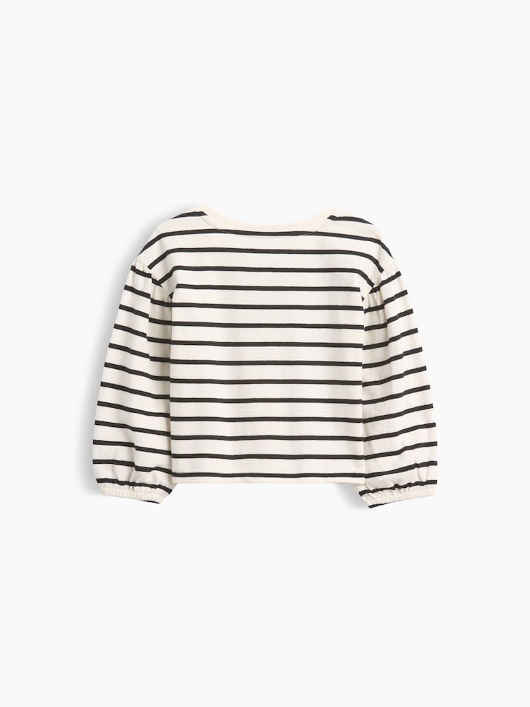 Gap White Minnie Mouse Disney Stripe Long Sleeve T-Shirt (6mths-5yrs) - Image 2 of 3 Gap White Minnie Mouse Disney Stripe Long Sleeve T-Shirt (6mths-5yrs) - Image 2 of 3
