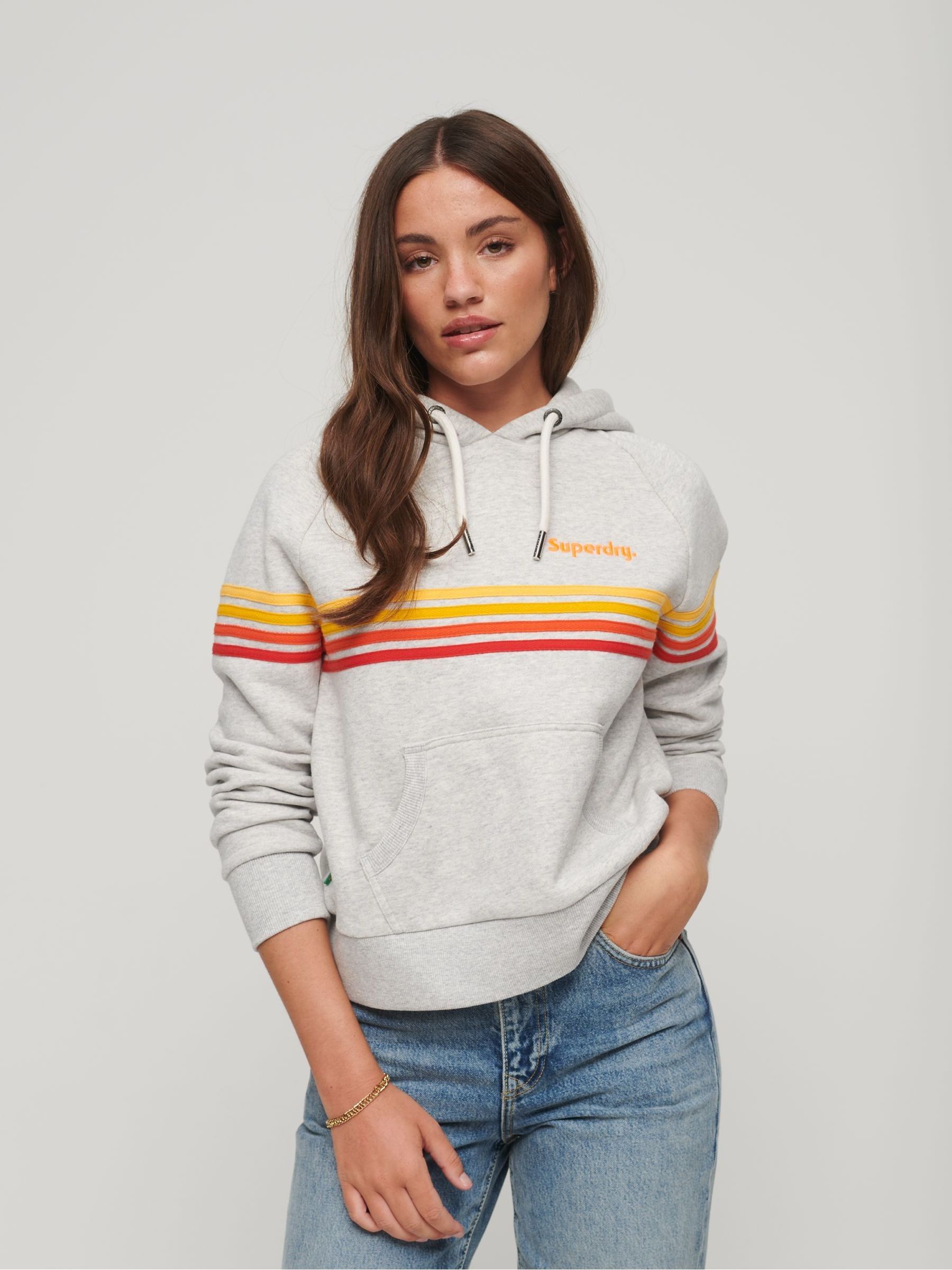 Grey rainbow hoodie store