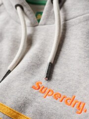 Superdry Grey Rainbow Stripe Logo Hoodie - Image 5 of 5
