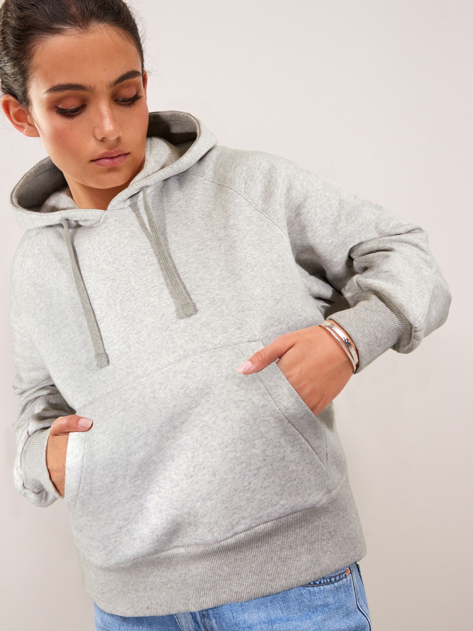 Heavyweight grey hoodie online