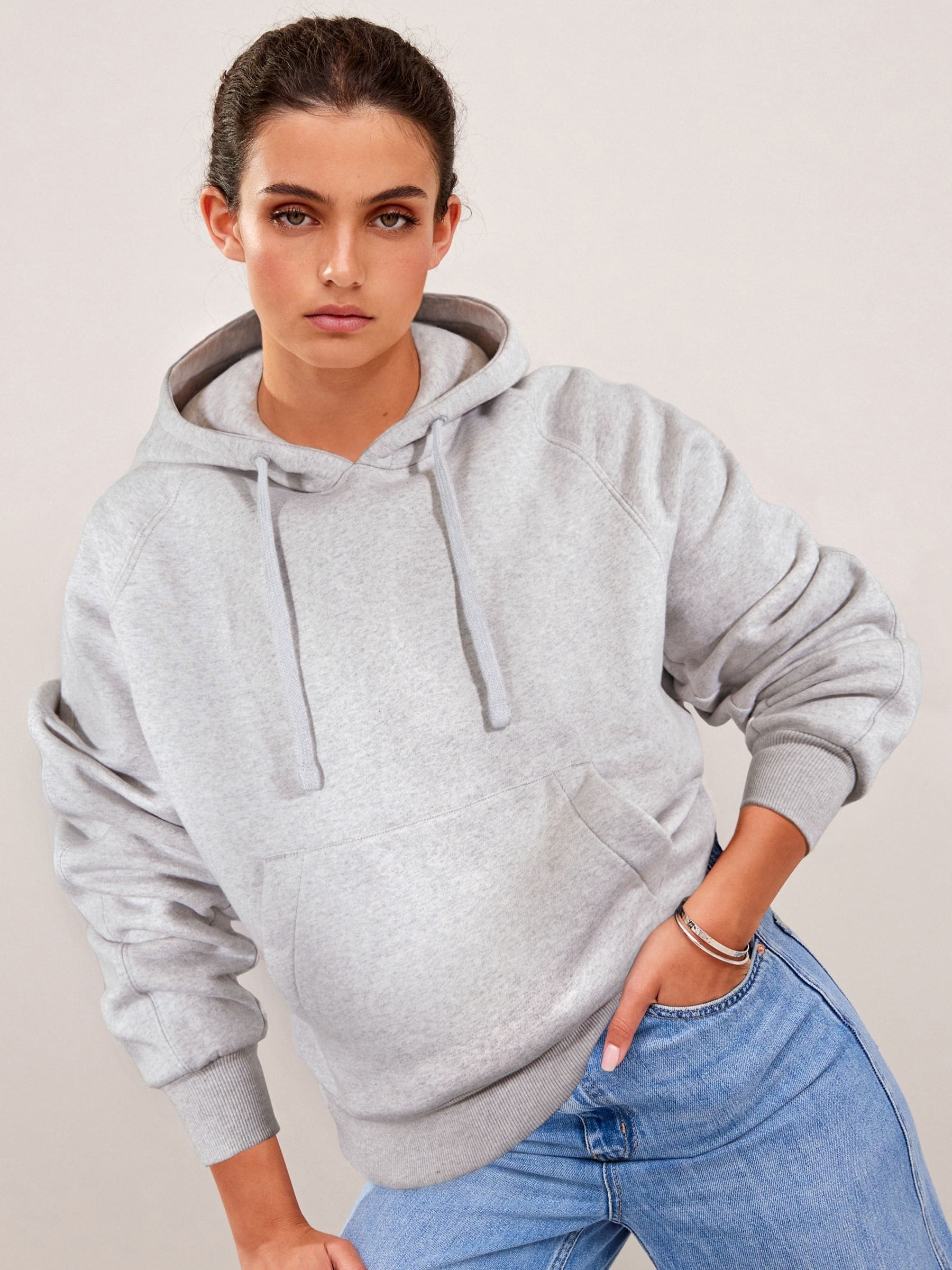 Grey overhead hoodie discount