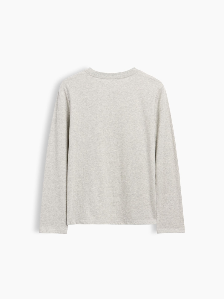 Gap Grey American Football Graphic Long Sleeve T-Shirt (4-13yrs) - Image 2 of 3 Gap Grey American Football Graphic Long Sleeve T-Shirt (4-13yrs) - Image 2 of 3
