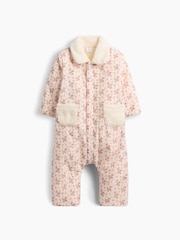 Gap une pièce enduite Fleuri doublée de sherpa (3-24mois) - Image 1 de 3
