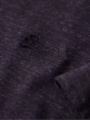 Superdry Purple Marl Vintage Logo 100% Cotton Embroided T-Shirt - Image 6 of 6