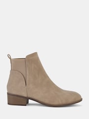 Novo Natural Regular Fit Dacre Flat Ankle Chelsea Boots - Image 2 of 4