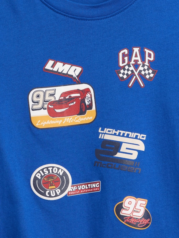 Gap Disney Cars Graphic T-skjorte (6mnd.–5år) - Bilde 3 av 3