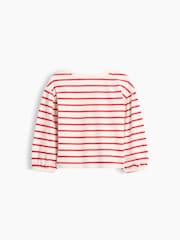 Gap Red Disney Stripe Long Sleeve T-Shirt (6mths-5yrs) - Image 2 of 2