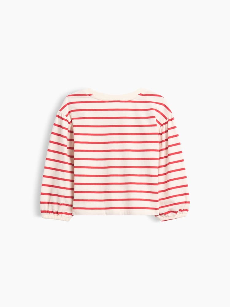 Gap Red Disney Stripe Long Sleeve T-Shirt (6mths-5yrs) - Image 2 of 2 Gap Red Disney Stripe Long Sleeve T-Shirt (6mths-5yrs) - Image 2 of 2