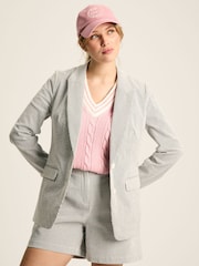 Joules Belmont Cream/Navy Seersucker Boating Blazer - Image 1 of 8