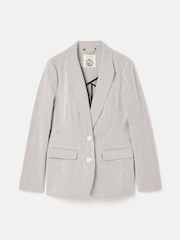 Joules Belmont Cream/Navy Seersucker Boating Blazer - Image 7 of 8